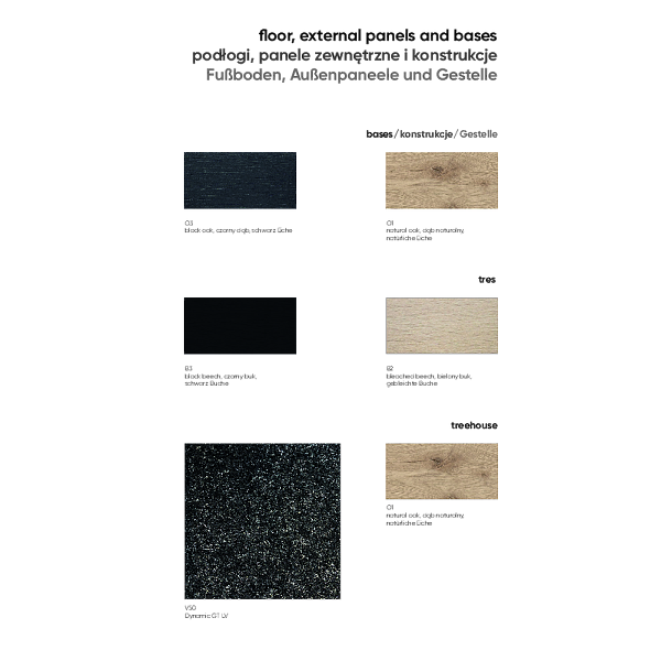 fußboden, außenpaneele und gestelle - sampler 2024-11